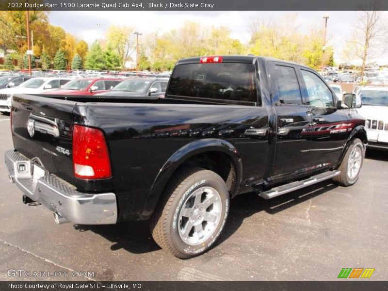 Black / Dark Slate Gray 2012 Dodge Ram 1500 Laramie Quad Cab 4x4