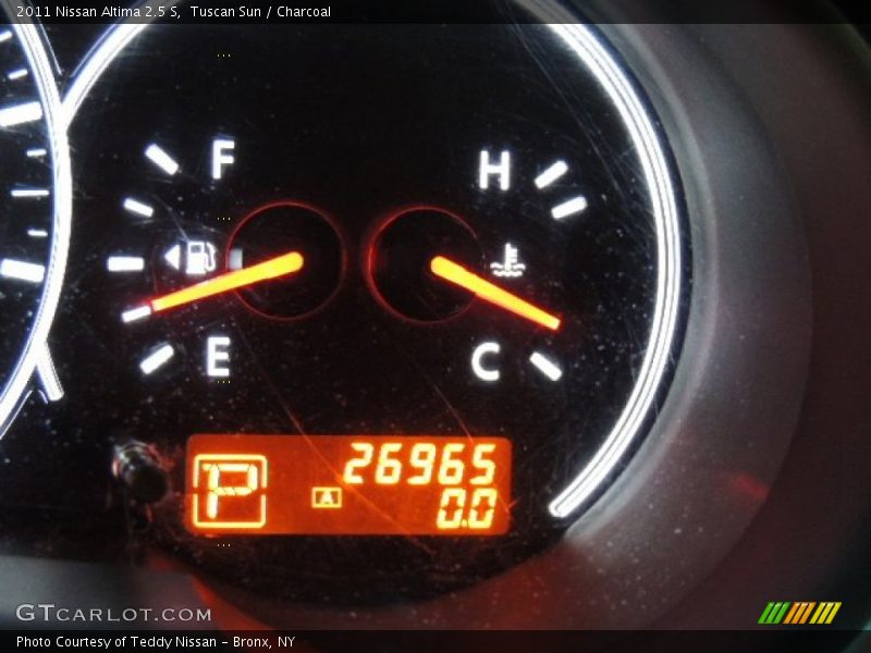 Tuscan Sun / Charcoal 2011 Nissan Altima 2.5 S