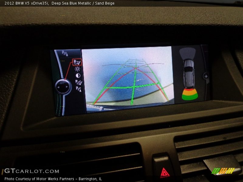 Deep Sea Blue Metallic / Sand Beige 2012 BMW X5 xDrive35i