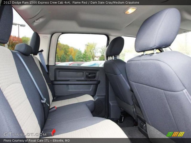 Flame Red / Dark Slate Gray/Medium Graystone 2012 Dodge Ram 1500 Express Crew Cab 4x4