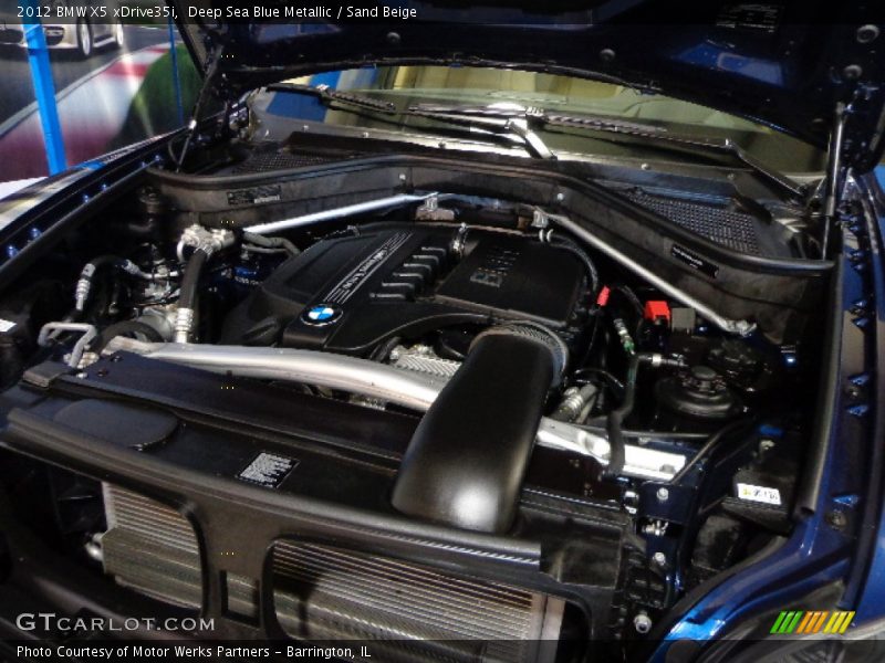 Deep Sea Blue Metallic / Sand Beige 2012 BMW X5 xDrive35i