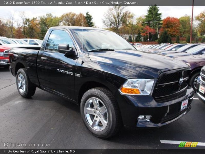 Front 3/4 View of 2012 Ram 1500 Express Regular Cab