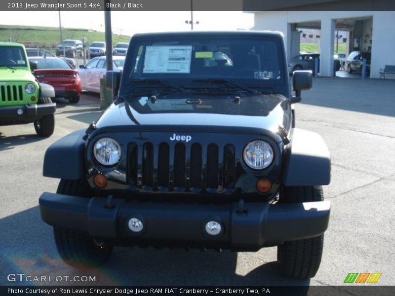 Black / Black 2013 Jeep Wrangler Sport S 4x4