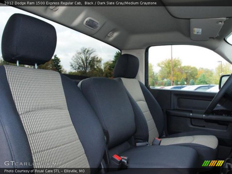  2012 Ram 1500 Express Regular Cab Dark Slate Gray/Medium Graystone Interior