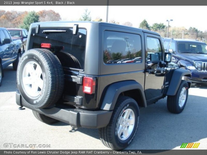 Black / Black 2013 Jeep Wrangler Sport S 4x4