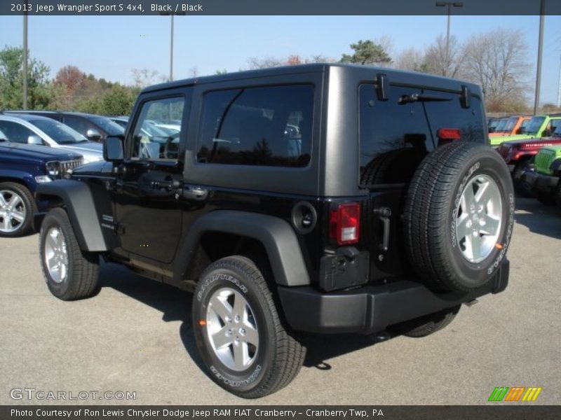 Black / Black 2013 Jeep Wrangler Sport S 4x4