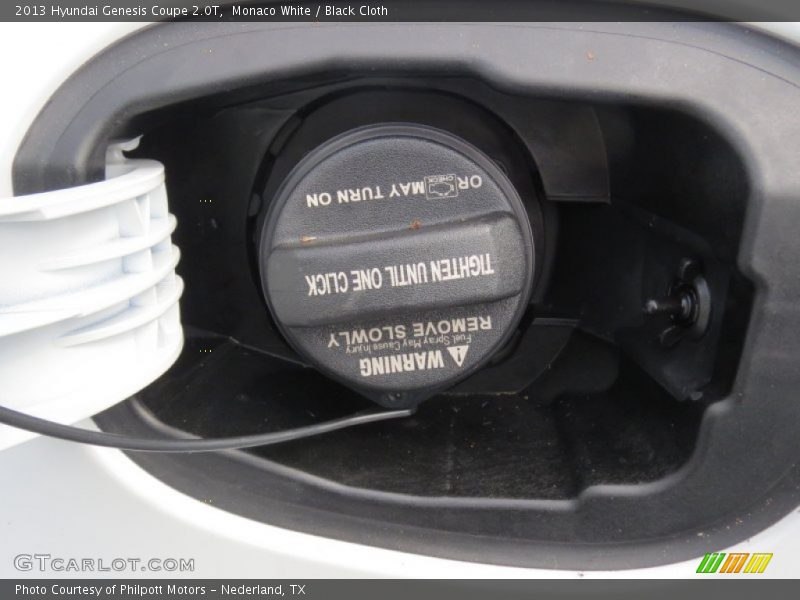 Monaco White / Black Cloth 2013 Hyundai Genesis Coupe 2.0T
