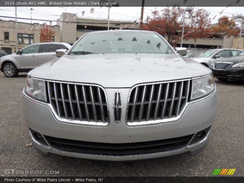 Brilliant Silver Metallic / Dark Charcoal 2010 Lincoln MKZ AWD