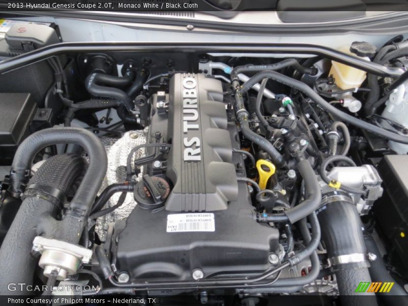  2013 Genesis Coupe 2.0T Engine - 2.0 Liter Twin-Scroll Turbocharged DOHC 16-Valve Dual-CVVT 4 Cylinder