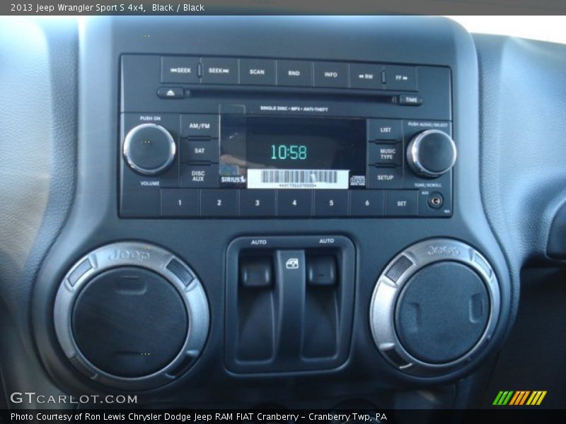 Black / Black 2013 Jeep Wrangler Sport S 4x4