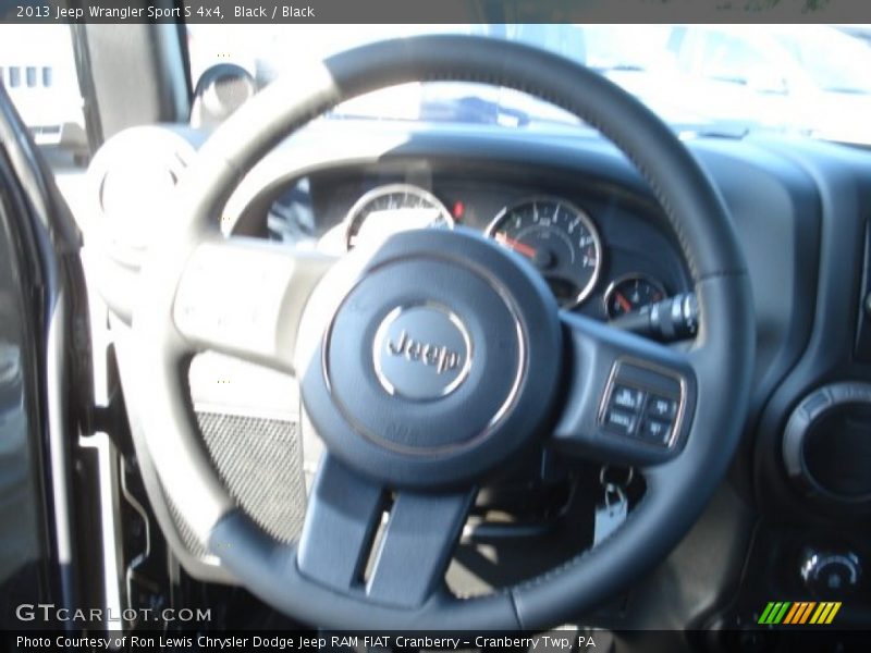 Black / Black 2013 Jeep Wrangler Sport S 4x4