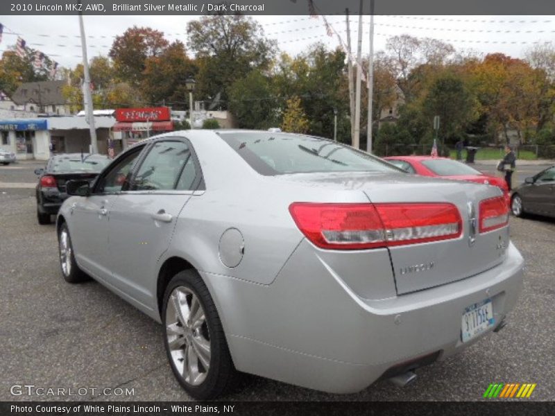 Brilliant Silver Metallic / Dark Charcoal 2010 Lincoln MKZ AWD