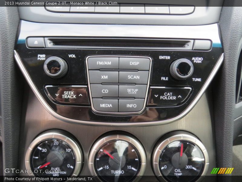 Controls of 2013 Genesis Coupe 2.0T