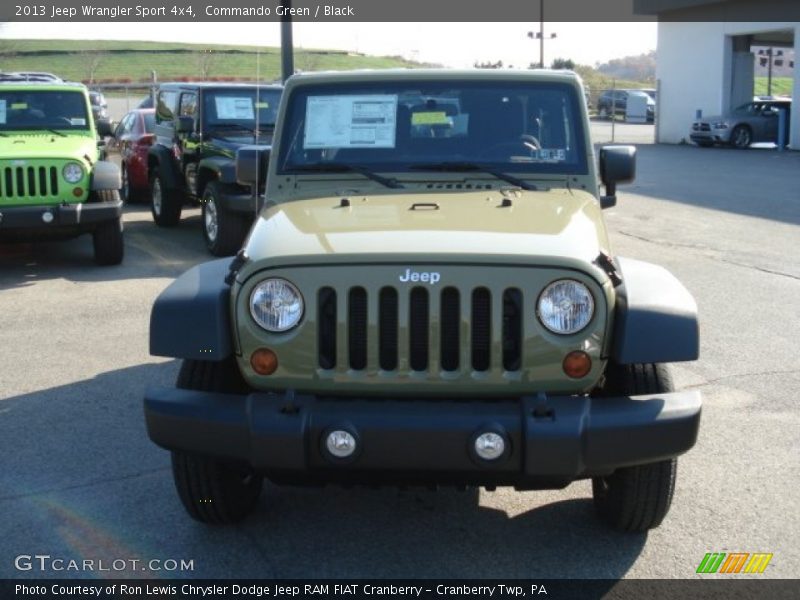 Commando Green / Black 2013 Jeep Wrangler Sport 4x4