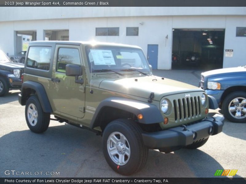 Commando Green / Black 2013 Jeep Wrangler Sport 4x4