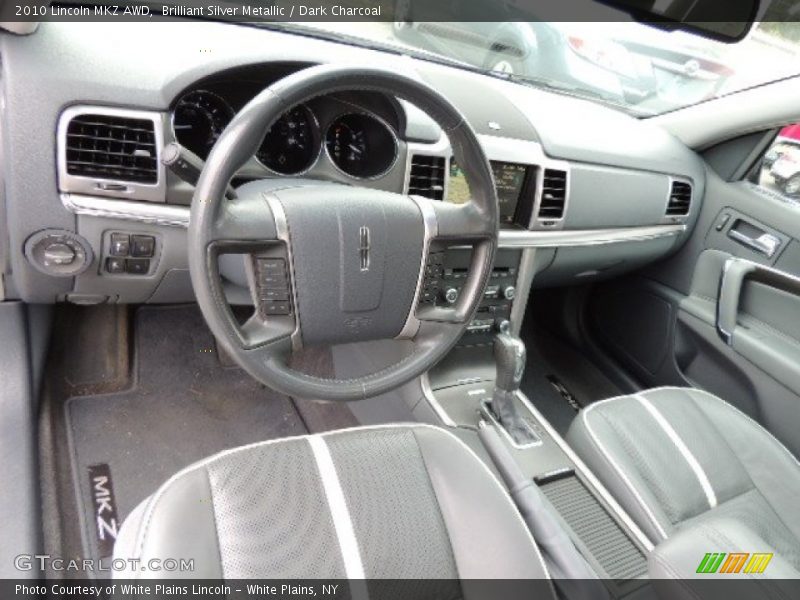 Brilliant Silver Metallic / Dark Charcoal 2010 Lincoln MKZ AWD