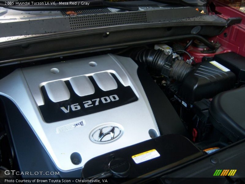  2005 Tucson LX V6 Engine - 2.7 Liter DOHC 24 Valve V6