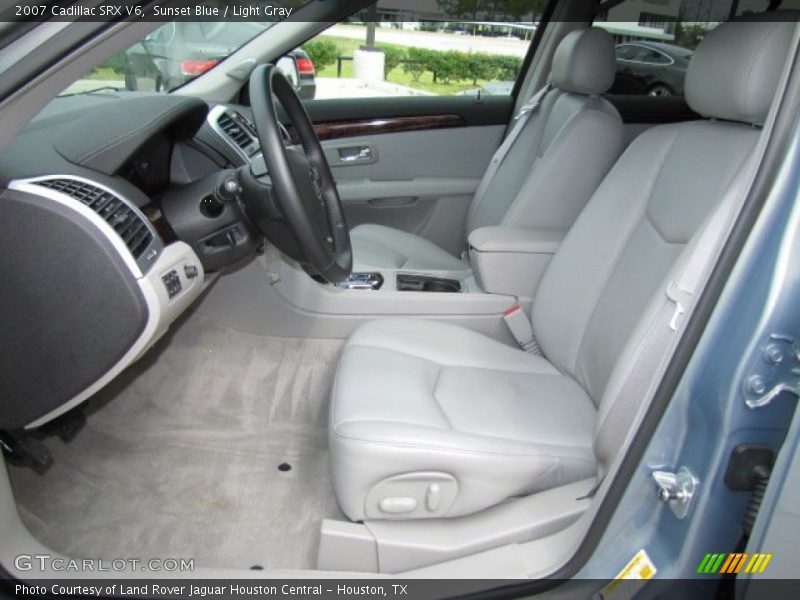 Sunset Blue / Light Gray 2007 Cadillac SRX V6