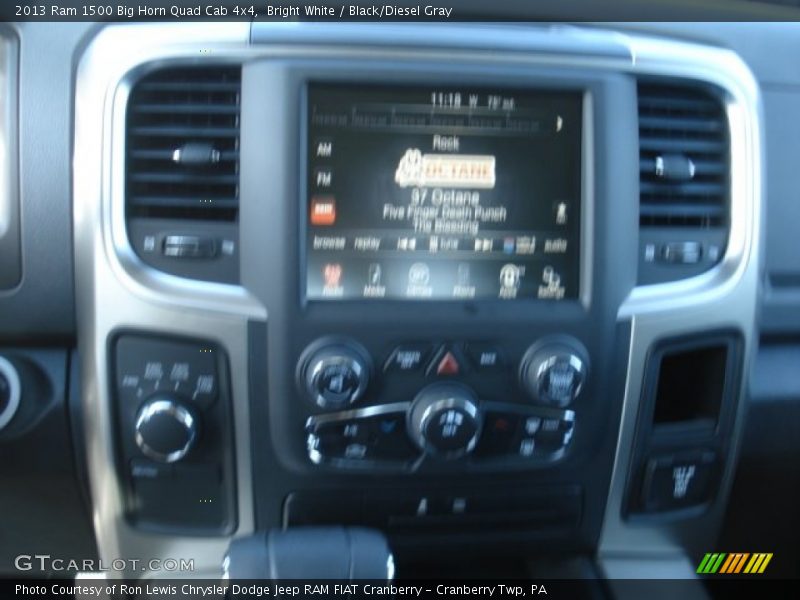Bright White / Black/Diesel Gray 2013 Ram 1500 Big Horn Quad Cab 4x4