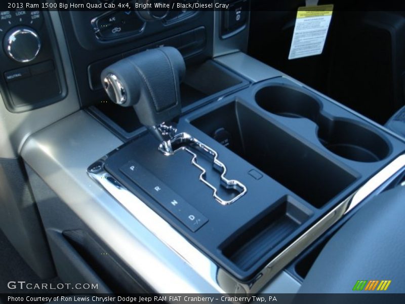 Bright White / Black/Diesel Gray 2013 Ram 1500 Big Horn Quad Cab 4x4