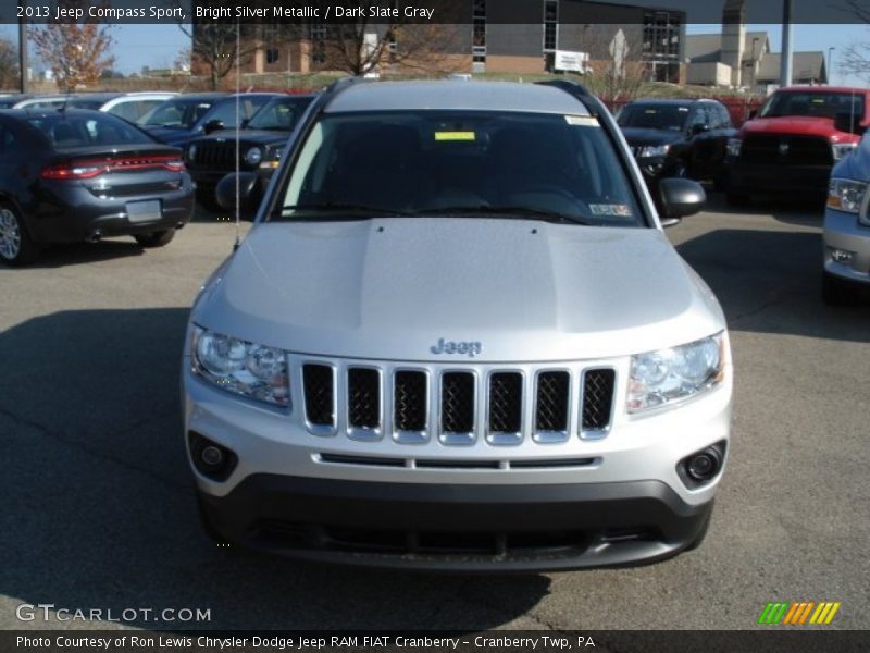Bright Silver Metallic / Dark Slate Gray 2013 Jeep Compass Sport