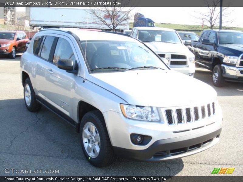 Bright Silver Metallic / Dark Slate Gray 2013 Jeep Compass Sport
