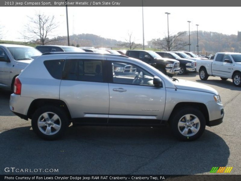 Bright Silver Metallic / Dark Slate Gray 2013 Jeep Compass Sport