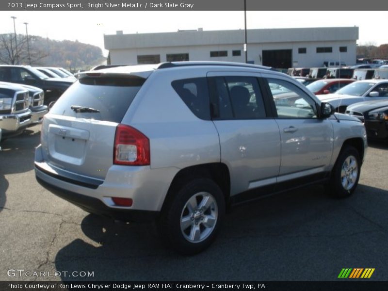 Bright Silver Metallic / Dark Slate Gray 2013 Jeep Compass Sport