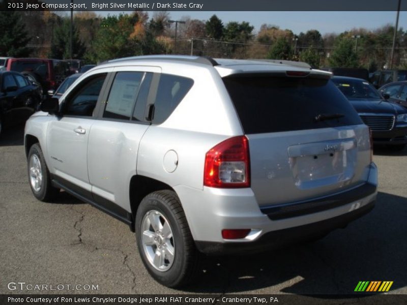 Bright Silver Metallic / Dark Slate Gray 2013 Jeep Compass Sport
