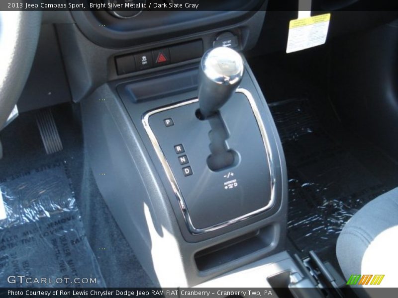 Bright Silver Metallic / Dark Slate Gray 2013 Jeep Compass Sport