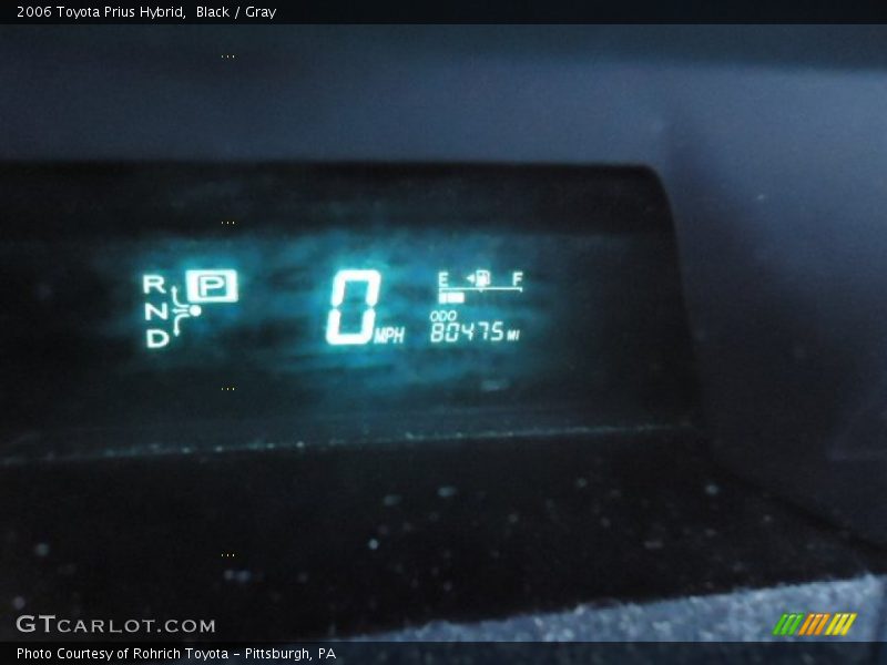 Black / Gray 2006 Toyota Prius Hybrid