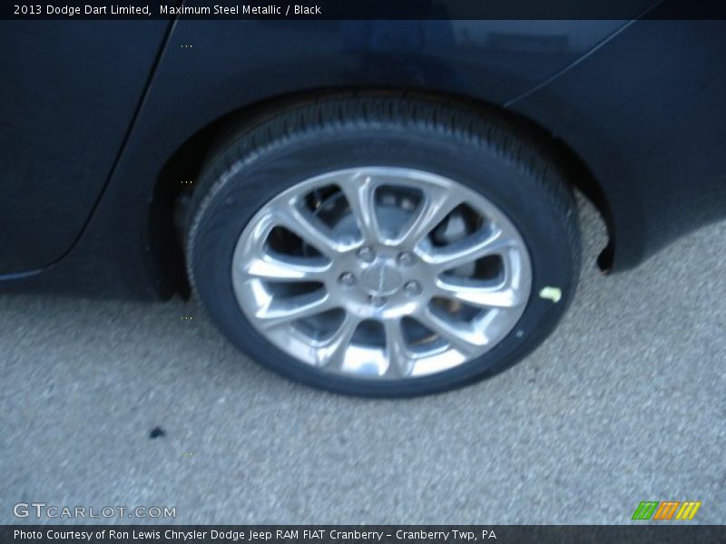 Maximum Steel Metallic / Black 2013 Dodge Dart Limited