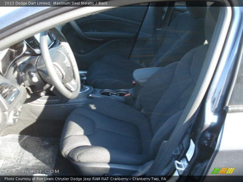 Maximum Steel Metallic / Black 2013 Dodge Dart Limited