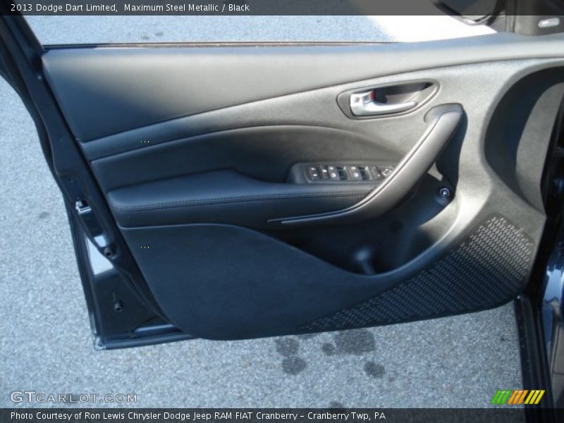Maximum Steel Metallic / Black 2013 Dodge Dart Limited