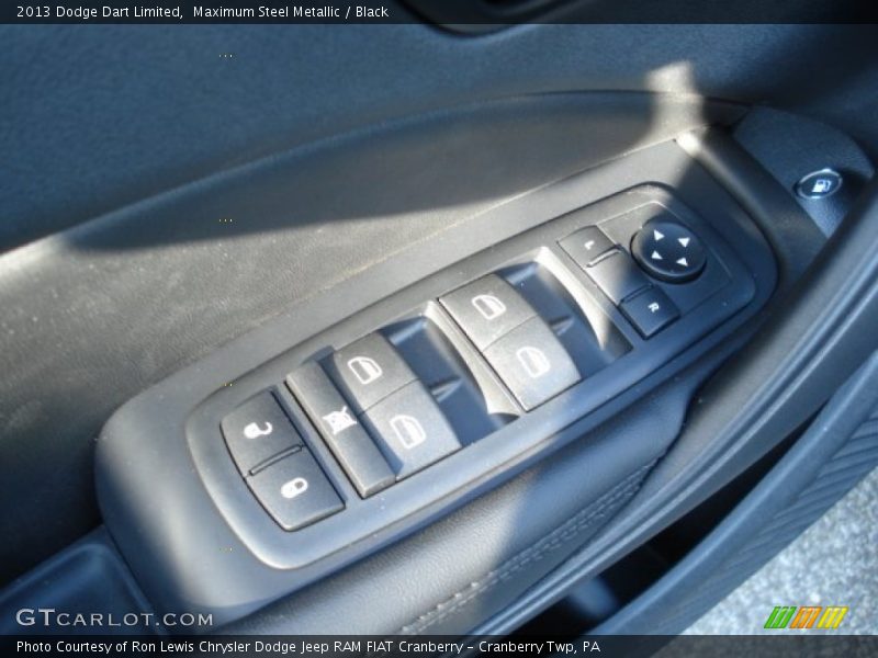 Maximum Steel Metallic / Black 2013 Dodge Dart Limited