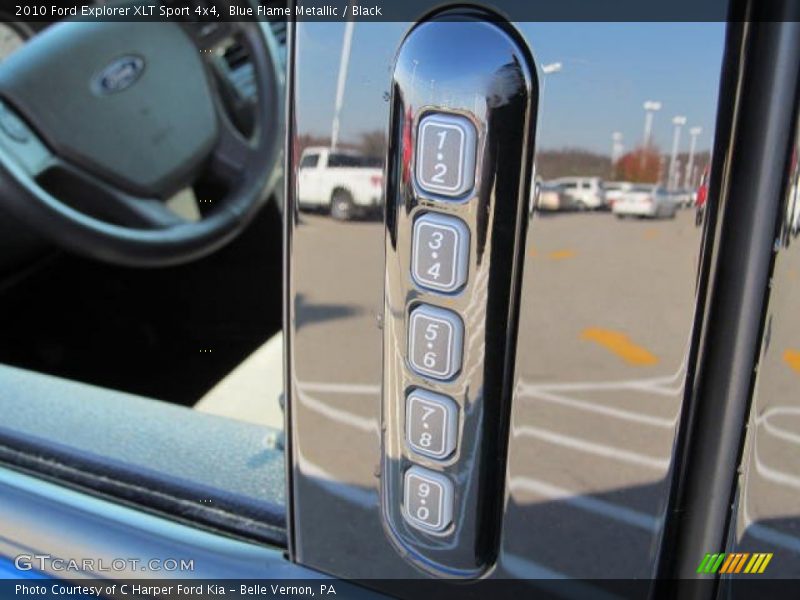 Blue Flame Metallic / Black 2010 Ford Explorer XLT Sport 4x4