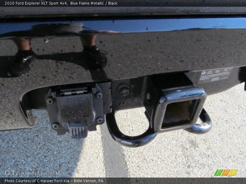 Blue Flame Metallic / Black 2010 Ford Explorer XLT Sport 4x4