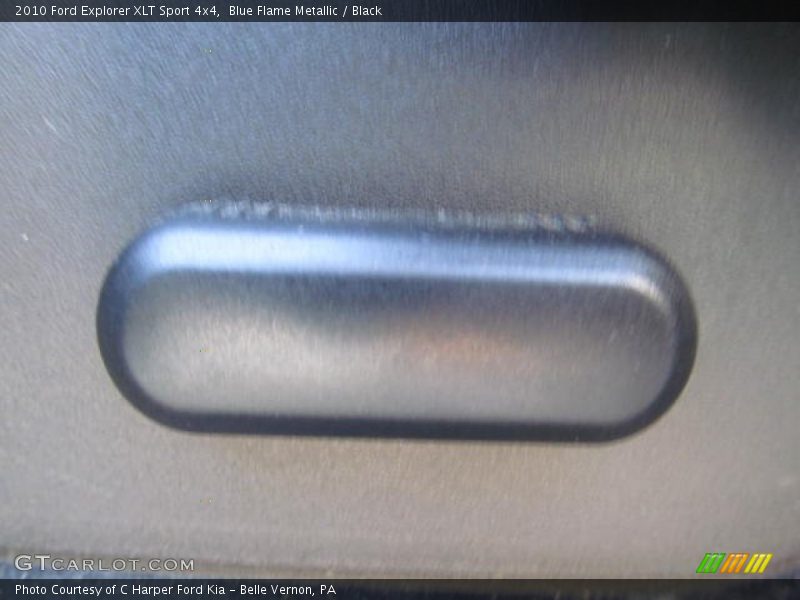 Blue Flame Metallic / Black 2010 Ford Explorer XLT Sport 4x4