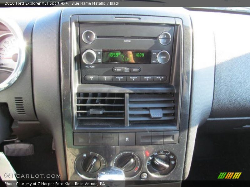Blue Flame Metallic / Black 2010 Ford Explorer XLT Sport 4x4