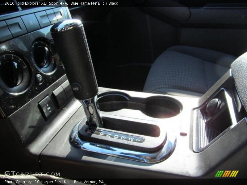 Blue Flame Metallic / Black 2010 Ford Explorer XLT Sport 4x4