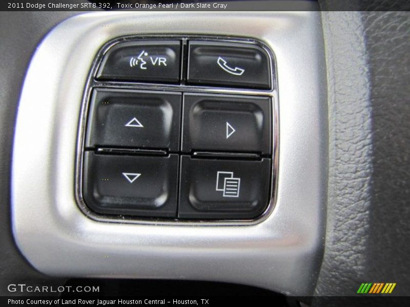Toxic Orange Pearl / Dark Slate Gray 2011 Dodge Challenger SRT8 392
