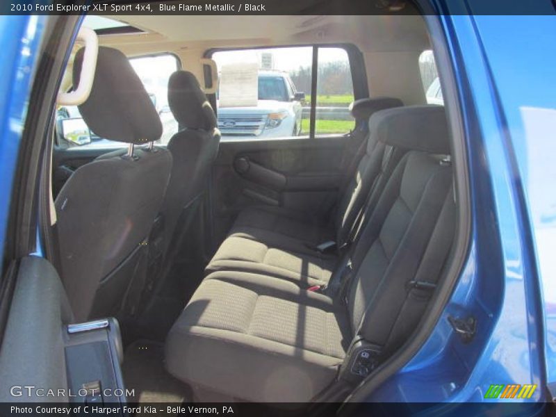 Blue Flame Metallic / Black 2010 Ford Explorer XLT Sport 4x4