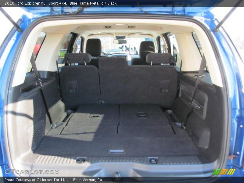 Blue Flame Metallic / Black 2010 Ford Explorer XLT Sport 4x4
