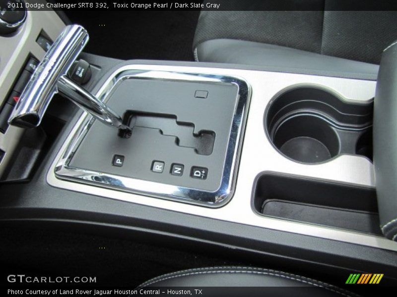 Toxic Orange Pearl / Dark Slate Gray 2011 Dodge Challenger SRT8 392