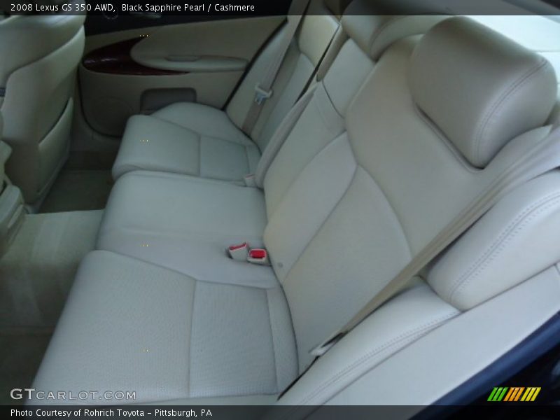 Black Sapphire Pearl / Cashmere 2008 Lexus GS 350 AWD
