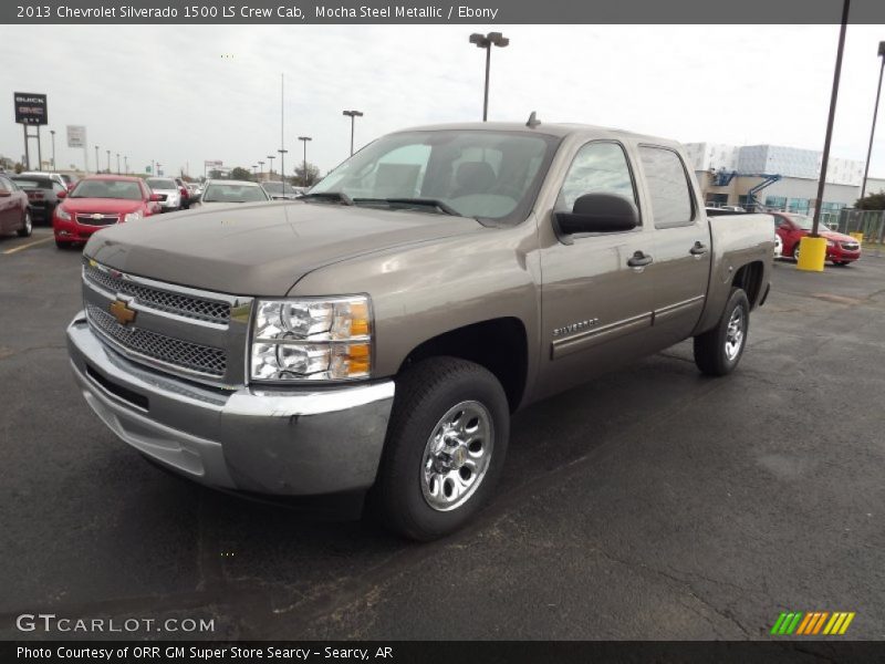 Mocha Steel Metallic / Ebony 2013 Chevrolet Silverado 1500 LS Crew Cab
