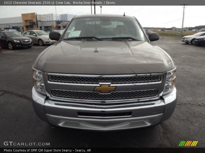Mocha Steel Metallic / Ebony 2013 Chevrolet Silverado 1500 LS Crew Cab
