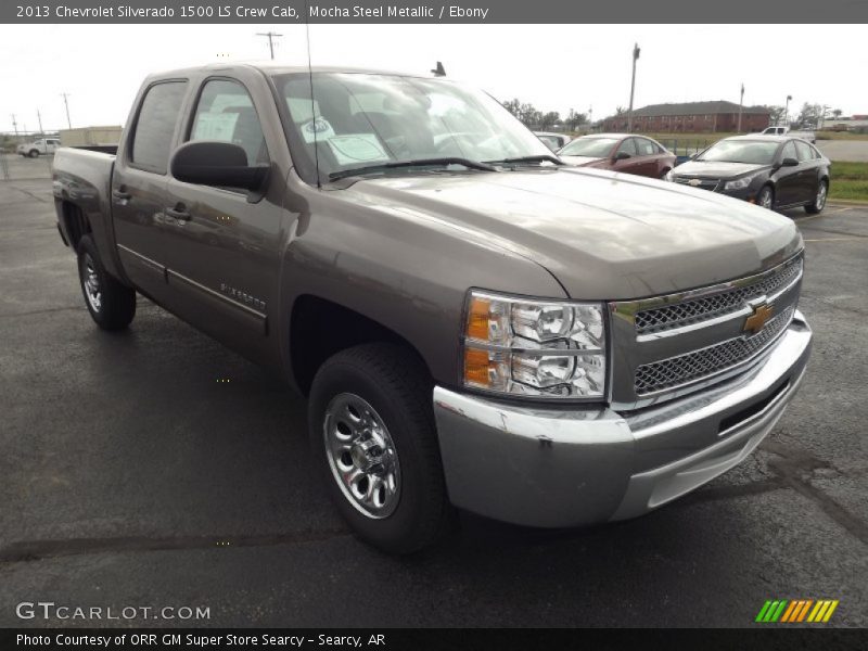 Mocha Steel Metallic / Ebony 2013 Chevrolet Silverado 1500 LS Crew Cab