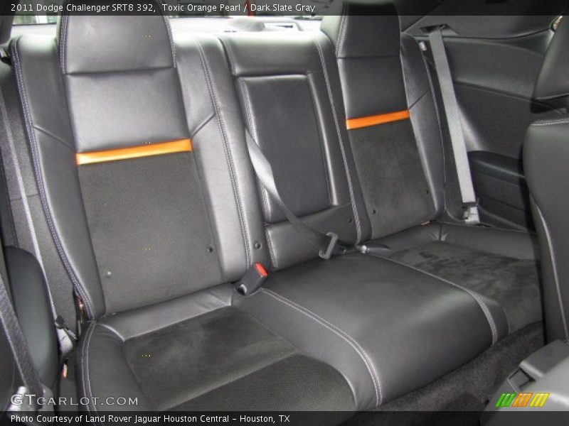 Toxic Orange Pearl / Dark Slate Gray 2011 Dodge Challenger SRT8 392