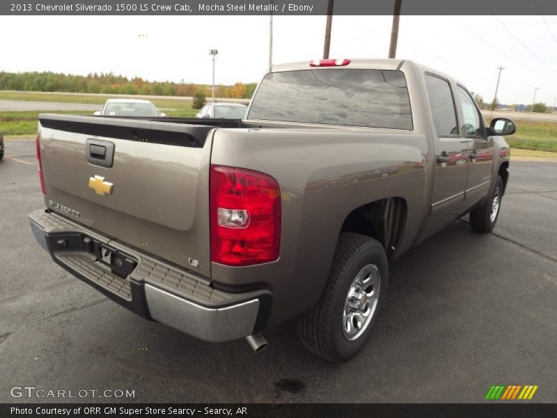 Mocha Steel Metallic / Ebony 2013 Chevrolet Silverado 1500 LS Crew Cab